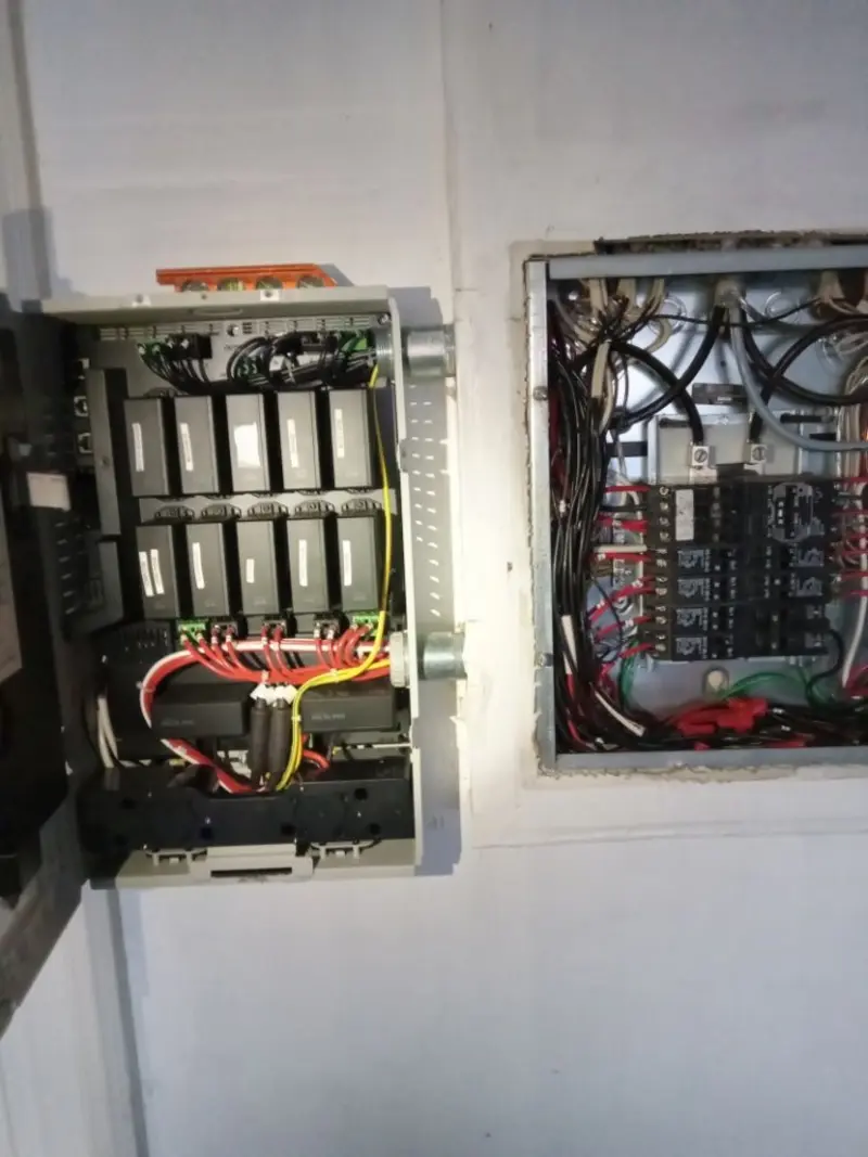 Electrical panel upgrade completed for Indoor Lighting Installation in Tontitown